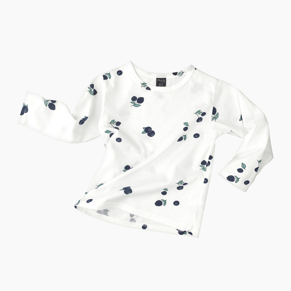 Лонгслив оверсайз Mjölk Голубика, уценка