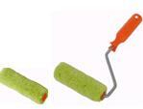 Валик-Мини Полиакрил Зеленый + запаска 100мм, d15, d6, ворс12мм  Black Edition /556-2110