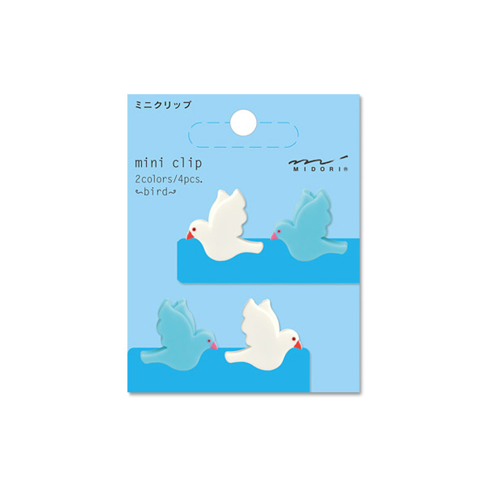 Зажимы Midori Mini Clip - Bird
