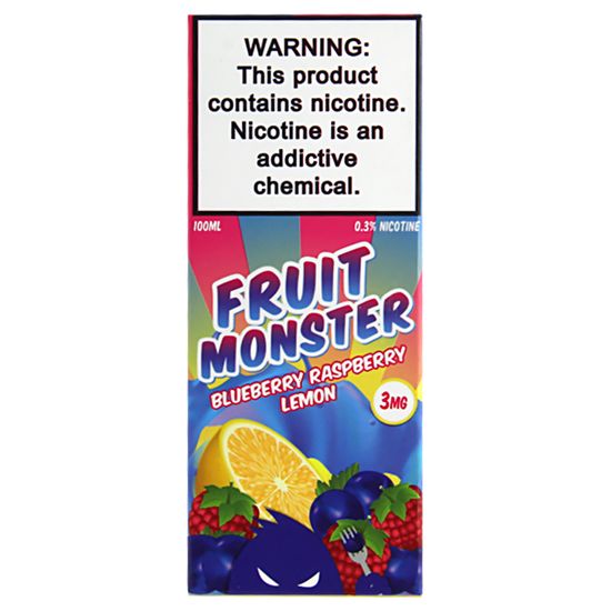 Жидкость Fruit Monster (100 мл, 3 мг) Blueberry Raspberry Lemon