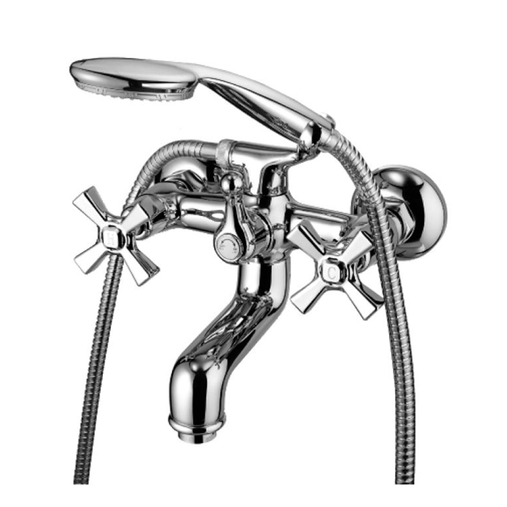 LM2502C Бенефит Смеситель для ванны с коротким изливом, хром (к/к 8)