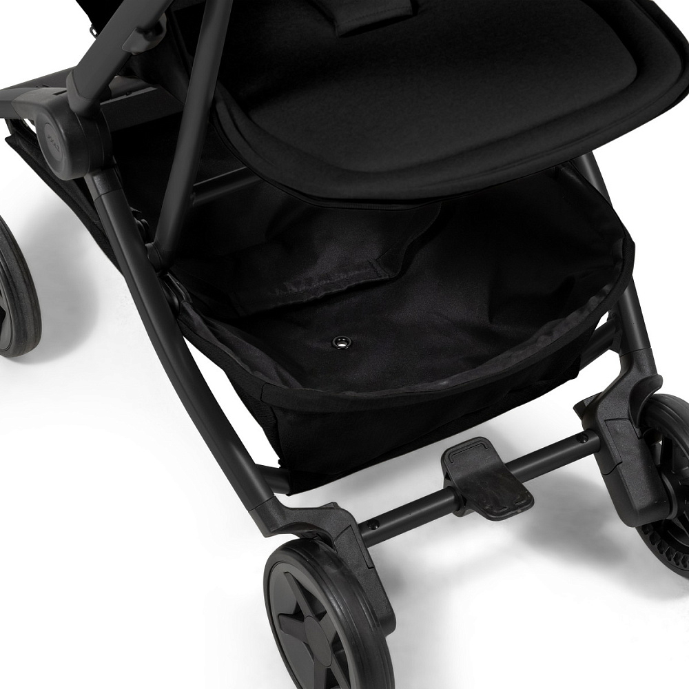 Детская прогулочная коляска Joolz Aer 2 с бампером и реверсивным блоком Space Black