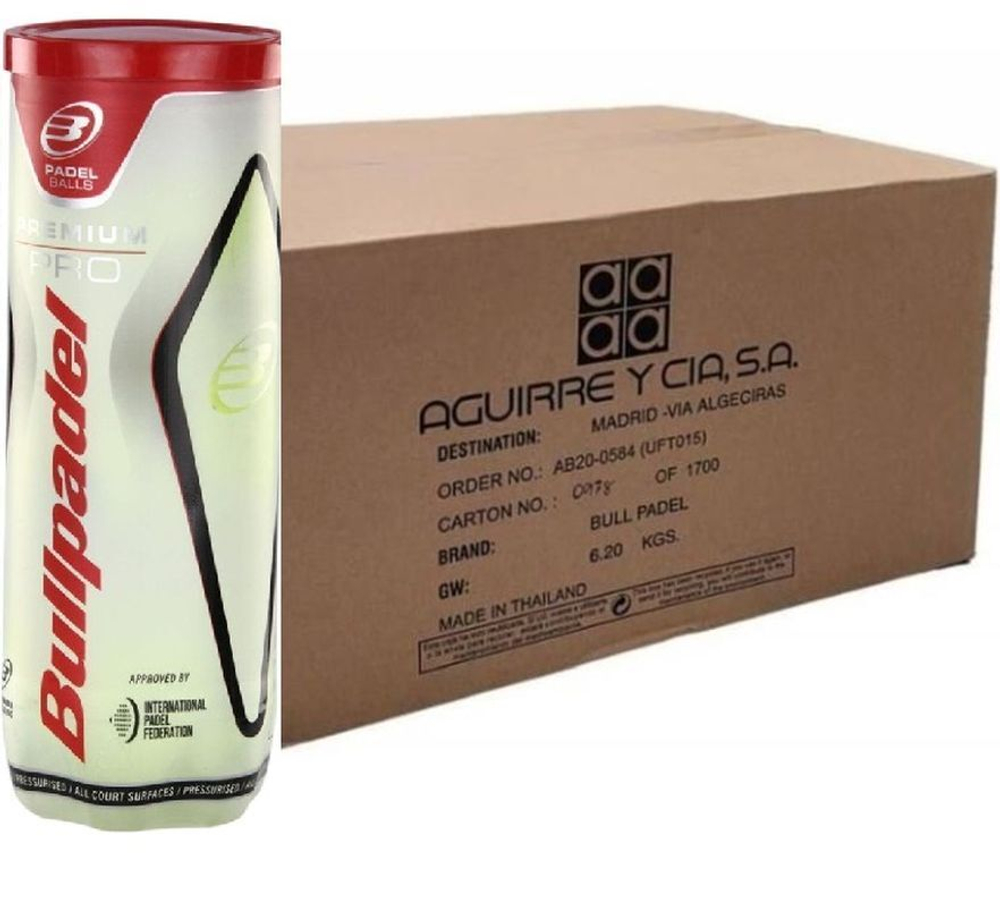 Мяч Bullpadel Premium Pro 24 x 3B