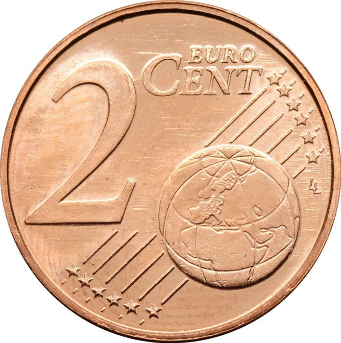 2 евроцент 2002 Люксембург (2 euro cent)