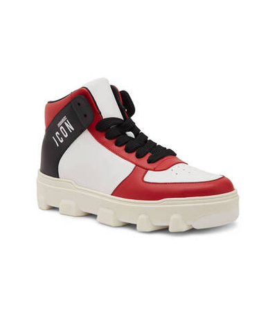 Кожаные кроссовки Dsquared2 - белый(SNM0351 01502228)