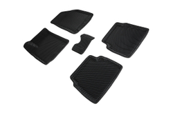Коврики EVA 3D ромб для Chevrolet Aveo 2003-2011, Seintex.95275