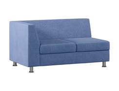 Секция с подлокотником двухместная правая Marcus MC-1P.02(R) ткань Romeo 11