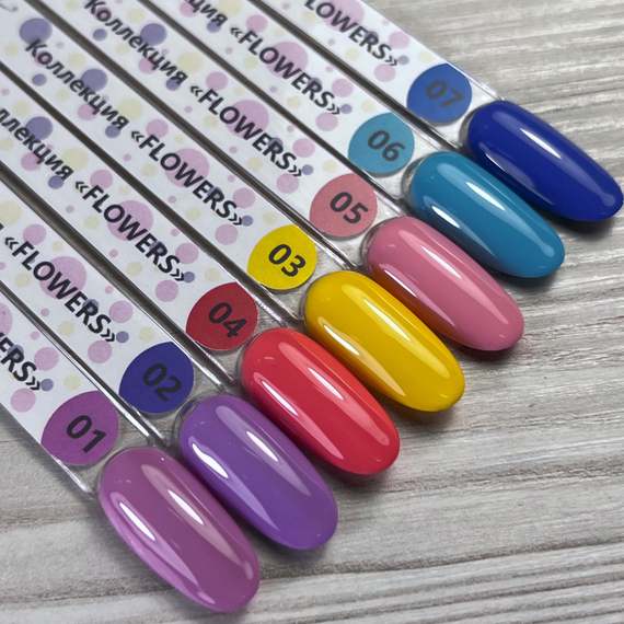 Гель-лак ТМ &quot;HIT gel&quot; Flowers №05, 9 мл