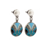 Серьги Clara Bijoux Лепестки A12618-18 BL