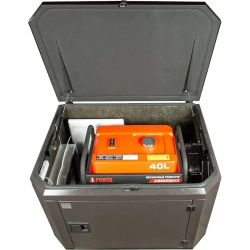 A-iPower A9000EAX бензиновый генератор в кожухе 1200 RAL 8019 с блоком АВР 400В/25А (8 pin) New УТ-11182380/29109