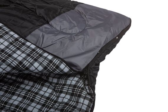 Спальный мешок INDI Vermont L-zip от -8 °C (одеяло с подголовником, фланель, 195+35X90 см)