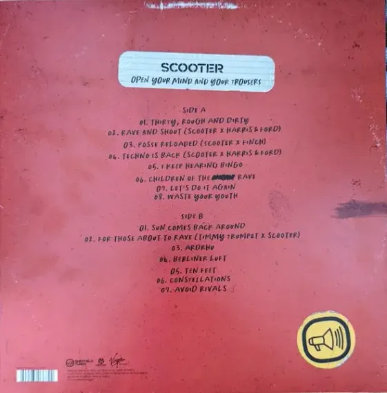 Scooter - Open Your Mind And Your Trousers LP
