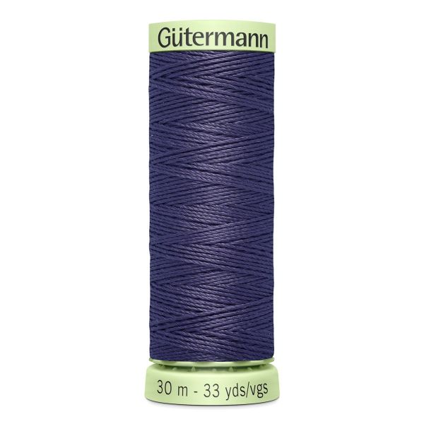 Нитки отделочные Gutermann Top Stitch 30 (30 метров), 5 кат. | 575 св.черничный