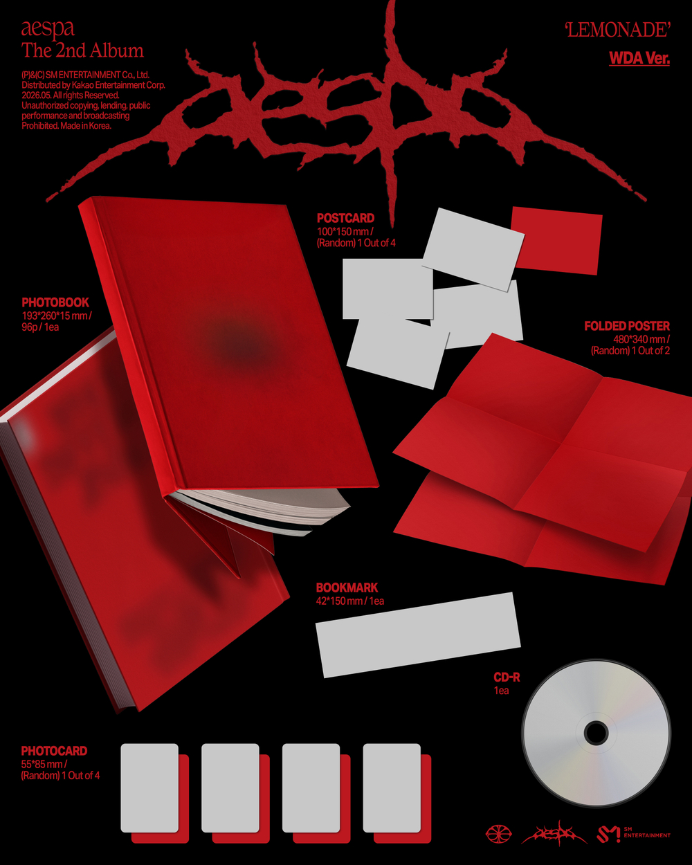 Альбом aespa - LEMONADE (WDA Ver.)