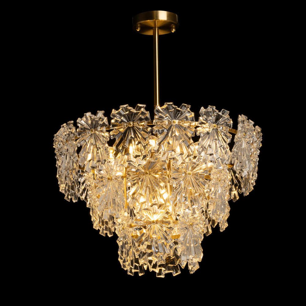 Люстра потолочная De City Бриз, 8 ламп E14, 480Вт, площадь освещения до 24м²