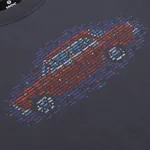 Футболка Яндекс «Культурный код Москвы» Москвич серая