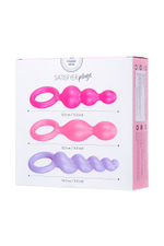 Набор анальных цепочек Satisfyer Booty Call, 3 рельефа, 13–14 см