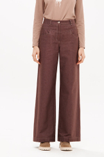 31195 Джинсы женские (коричневый джинс)