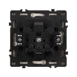 Механизм электрической розетки SCT-NOBE-MEU1-SFPL-IS (230V, 16A) (Arlight, Никель) 059453