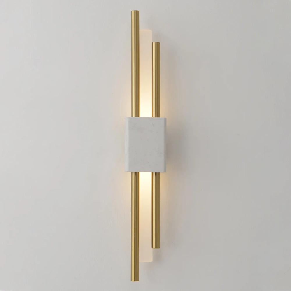 Бра Crystal Lux CARTA AP6W LED WHITE/BRASS