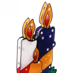 Фигура светодиодная «Свечи» 44 см