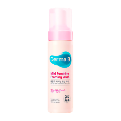Derma:B Mild Feminine Foaming Wash слабокислотная очищающая пенка для интимной гигиены