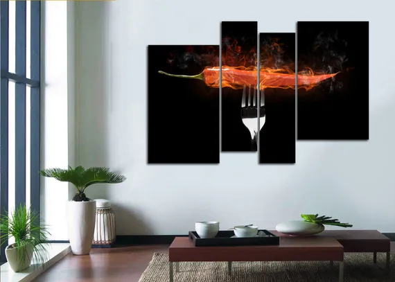 Модульная картина "Острый перец"