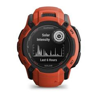 Смарт часы Garmin Instinct 2X Solar красный