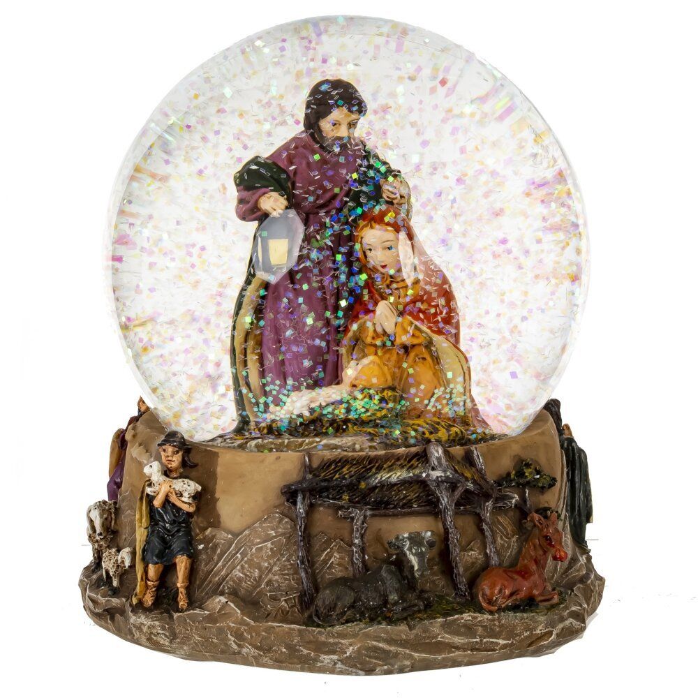 GAEM Фигурка декоративная "Рождество" в стекл шаре, D 10 см, L12 W12 H12 см