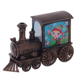 GAEM Изделие декор Паровоз "Гном/Олень/Эльф" (подсвет, AAAх2 н/п) L13 W4,5 H8,5 см, 3в.