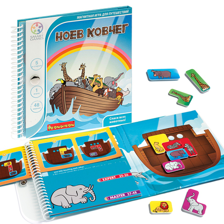 Логическая игра для путешествий Ноев ковчег арт ВВ0896 (BONDIBON)