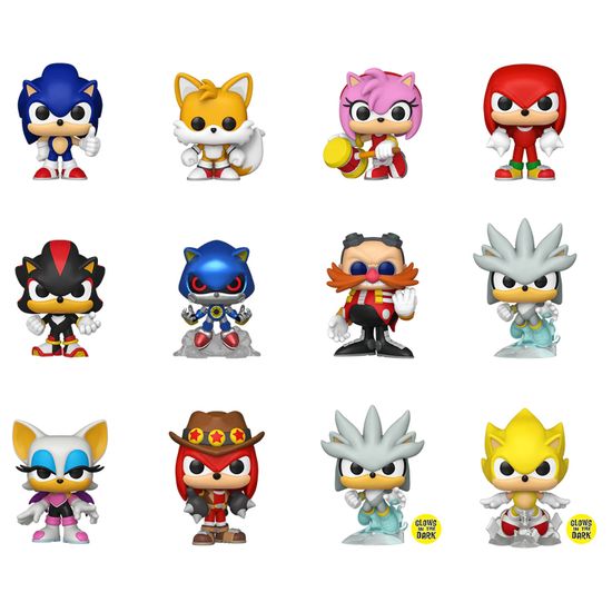 Фигурка Funko Mystery Minis Sonic the Hedgehog 1 штука в ассортименте (из12) 86121 / Фигурка Фанко Мистери Минис по мотивам серии игр "Соник".
