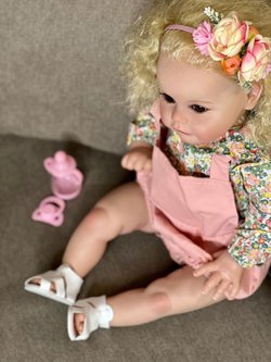 Кукла Реборн мягконабивная 60см в пакете (FA-026)