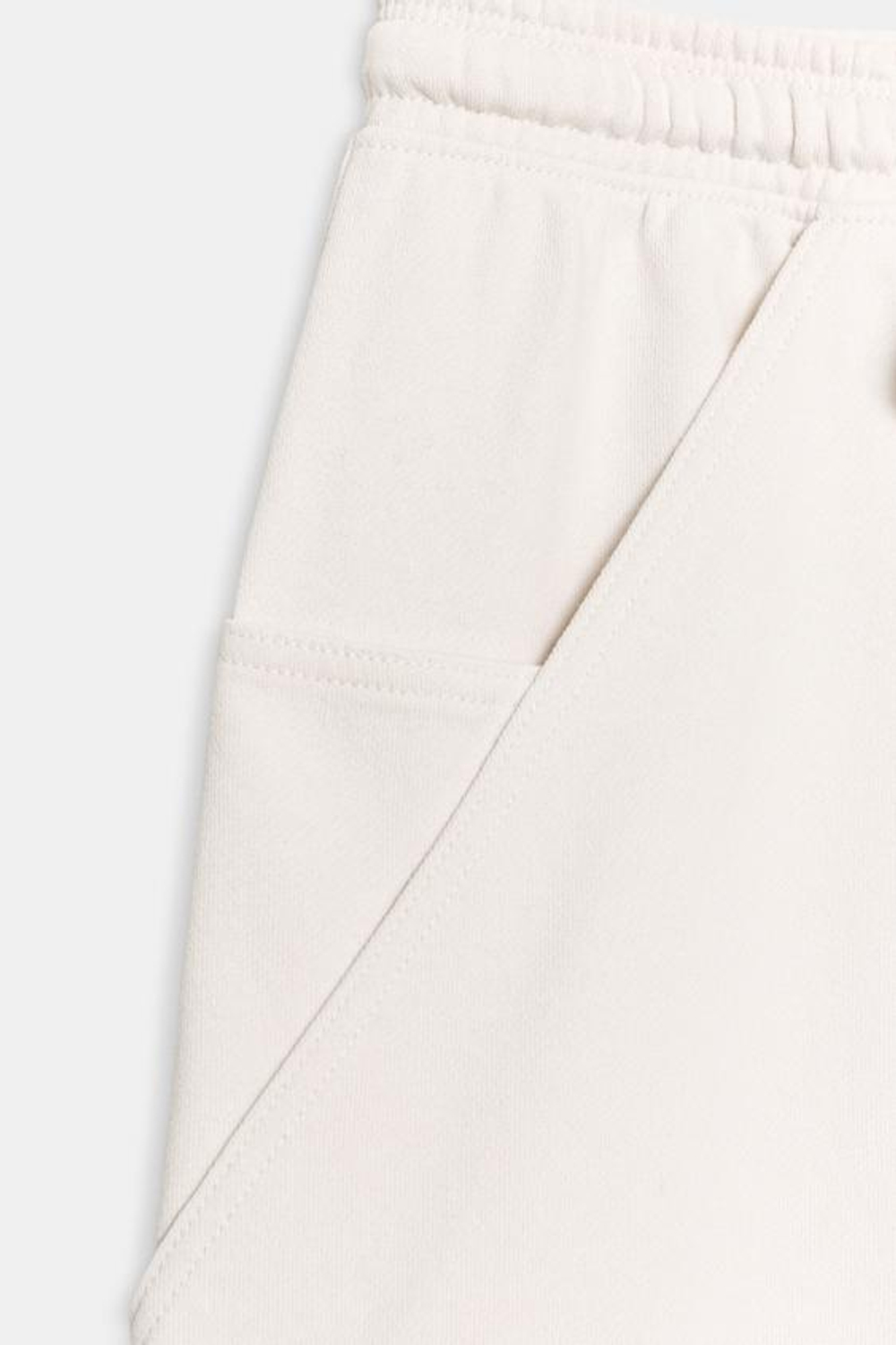 ZARA БРЮКИ-ДЖОГГЕРЫ С КАРМАНАМИ, ЭКРЮ