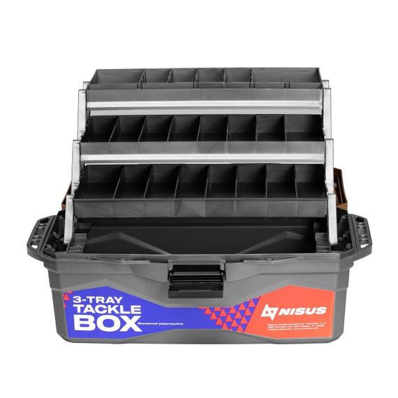 Ящик для снастей NISUS Tackle Box трехполочный золотой (N-TB-3-GO)