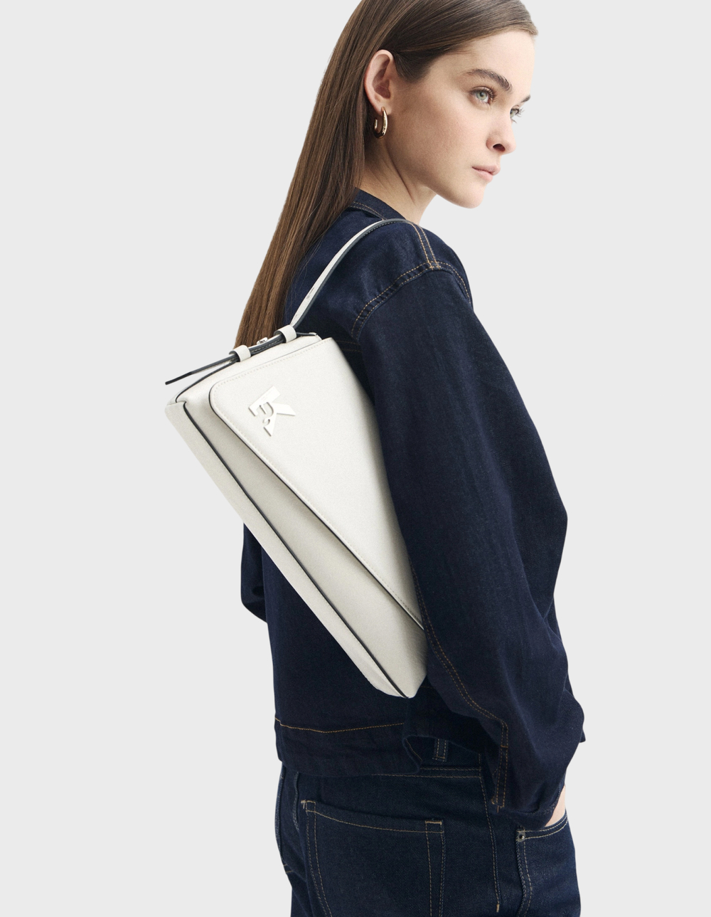 Сумка KARL LAGERFELD JEANS Geo Lthr Flap Shb Shiny