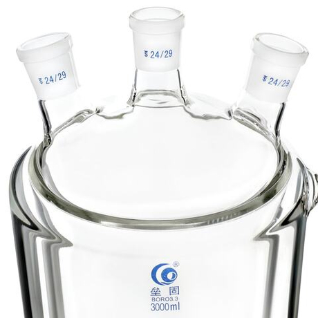 Трёхгорлая колба с рубашкой, 3 л