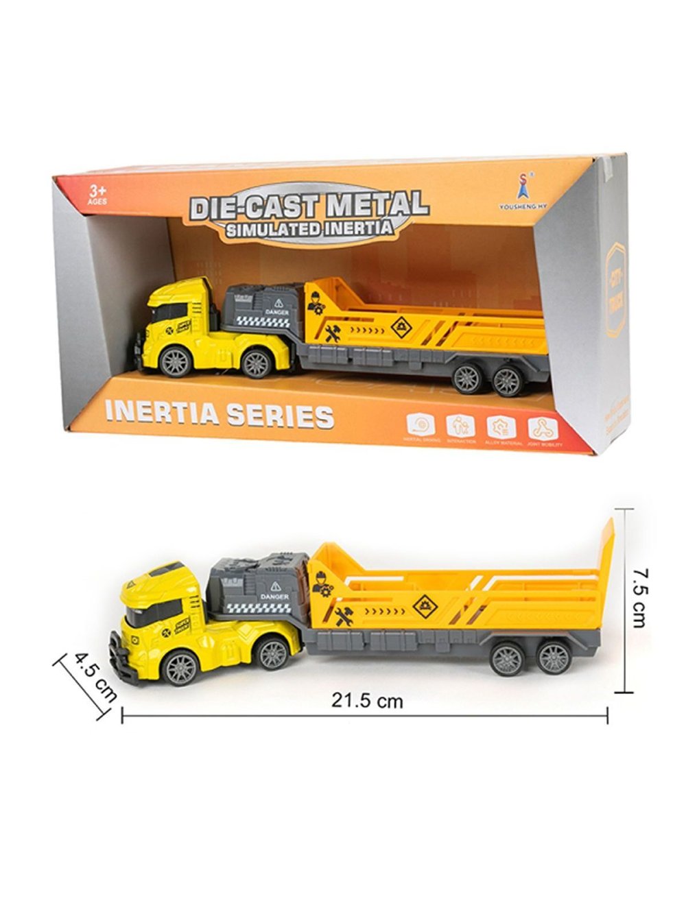 Машина Лесовоз для игры, инерционная (201850097)