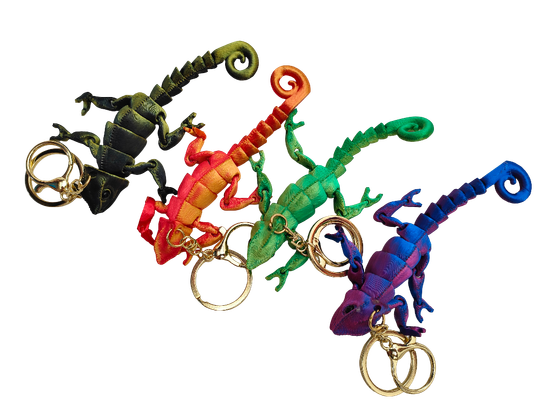 Брелок 3d-печатный Ящерица в ассорт. 12 см