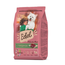 Edel Medium & Maxi Beef корм для взрослых собак средних и крупных пород с говядиной 2 кг