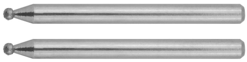ЗУБР 2 шт, 2.0 x 3.2 x 38 мм, набор алмазных мини-шарошек (35923)