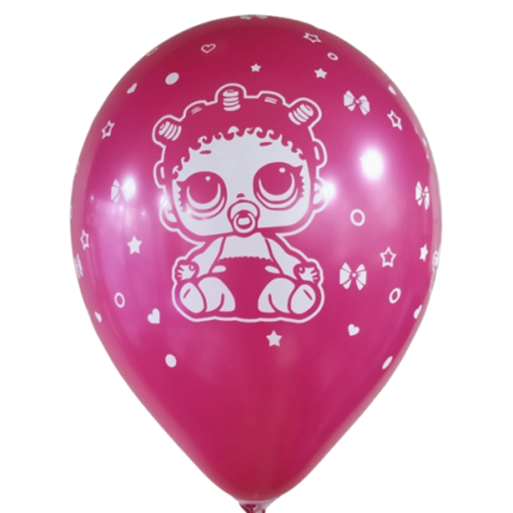 Шар 12" Куколки лол ассорти ЗБ 10 шт