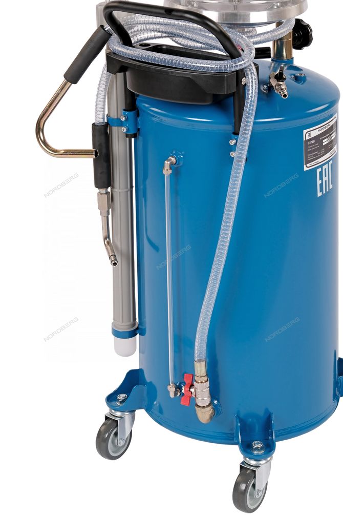 NORDBERG (2379B) Установка для сбора масла пневматическая, 65 л, синяя