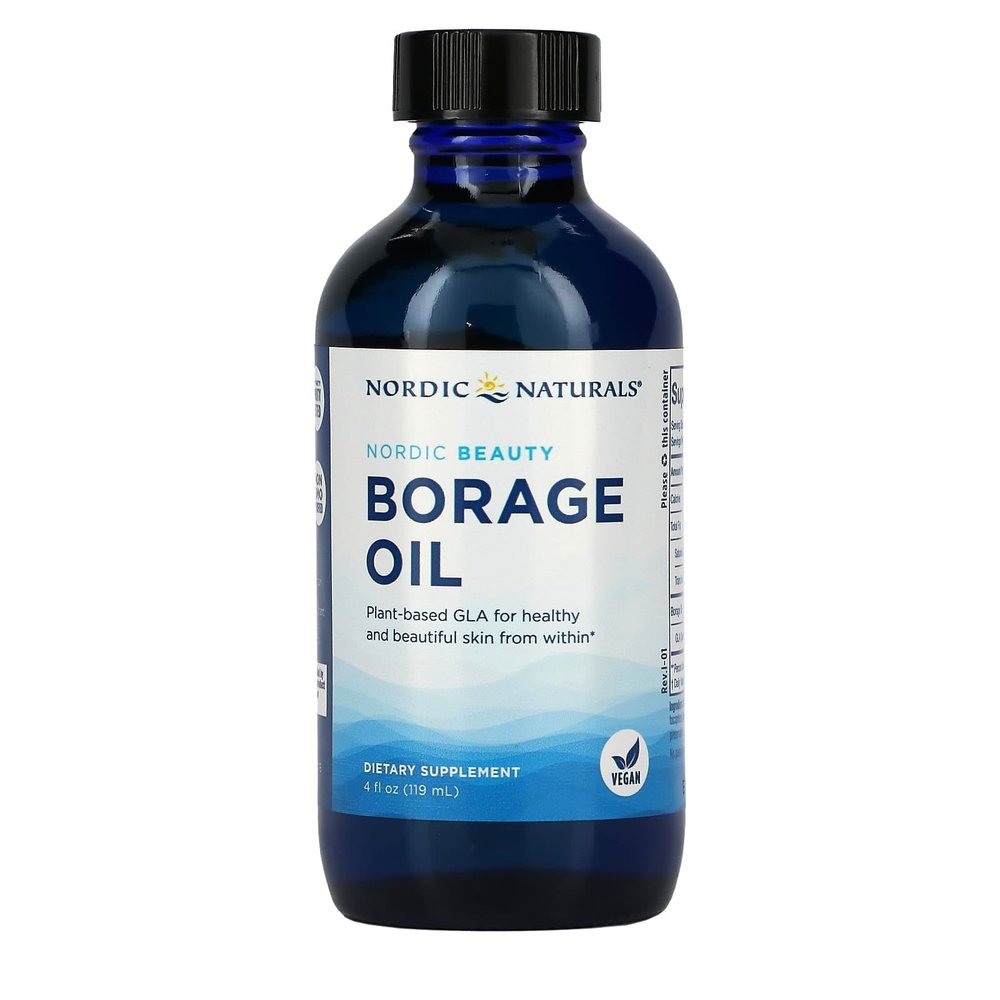 Nordic Naturals, Nordic Beauty, масло бурачника, 119 мл (4 жидк. унц.)