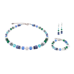 Серьги Coeur de Lion Blue-Green 3039/21-0705