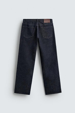 ZARA ДЖИНСЫ STRAIGHT FIT, МОРСКОЙ СИНИЙ
