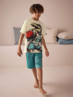 Пижама для мальчика Next E66-485, Молочный, Голубой