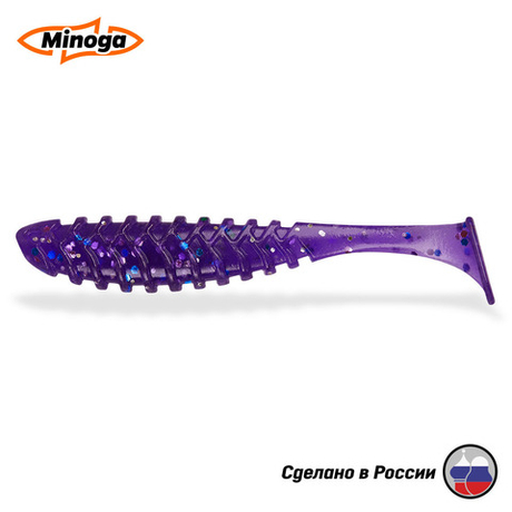 Силиконовая приманка "Minoga" COOPER 4,0"(4шт) 100мм, 6,1гр, цвет 008