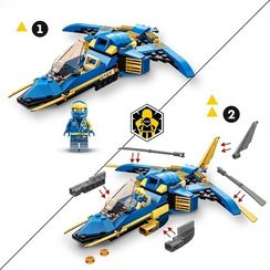 Lego konstruktor Ninjago 71784 Jay#s Lightning Jet EVO
