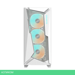 Корпус Gigabyte C301 Glass V2 без БП White (GB-C301GW)